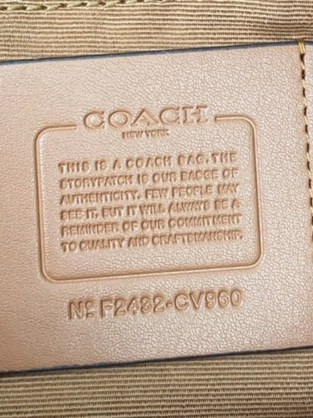 Coach Rowan Large Satchel Bag Leather CV960